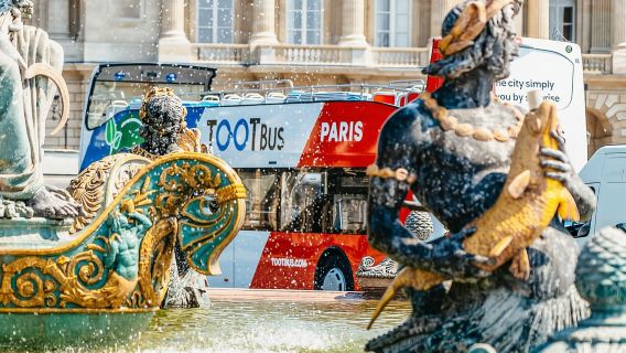 Parigi: Tootbus Hop-on Hop-off (crociera fluviale facoltativa)