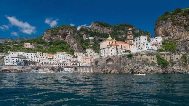 From Positano: Amalfi Coast and Emerald Grotto Group Cruise