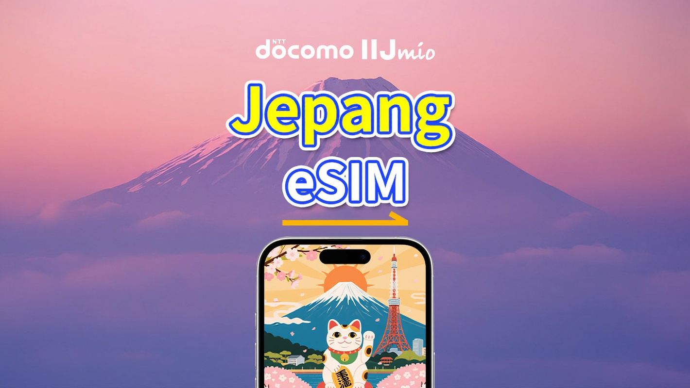 eSIM Jepang|docomo 4G | Paket Harian/Kuota | 1-30 Hari | Hari Kalender|Kode QR