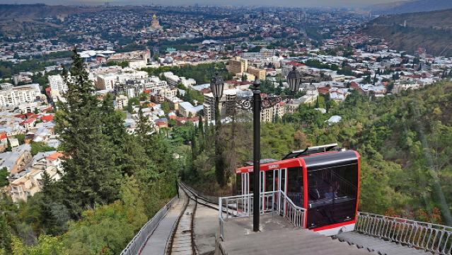Tbilisi sea + Narikala Castle + Bridge of Peace + Tbilisi TV Tower + National Park private charter