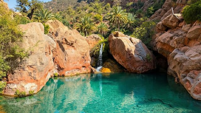 Half-day guided tour to berber Oasis with short trekking