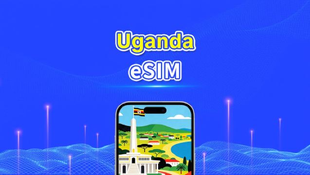 Uganda eSIM | 4G | Szybki internet | 24 godziny | Wybór dni 1-30 | Kod QR