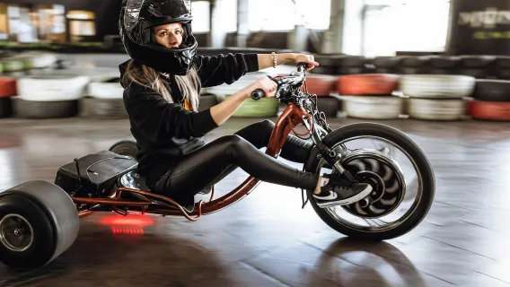 Drifta Halle Riga | 20-minute Indoor Drift Trike Ride