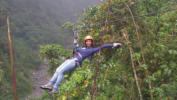 Canopy Ziplining in Puntzan Adventure Park