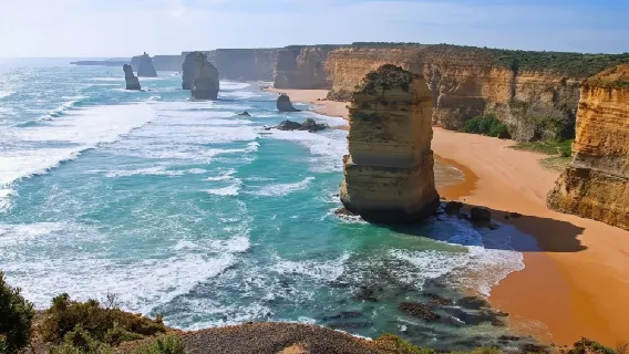 Great Ocean Road 1-day tour [Twelve Apostles + Apollo Bay + Split Point Lighthouse with Melbourne transfers]
