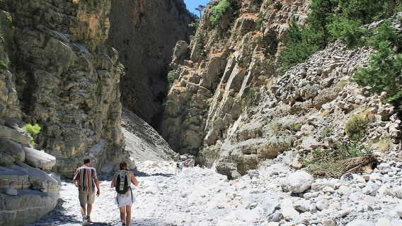Ganztägige geführte Tour durch die Samaria-Schlucht ab Chania