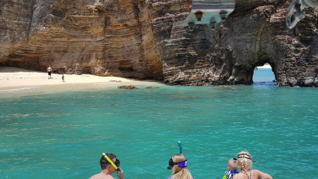 Tropical Catamaran Snorkeling, Sailing And Beach Experience