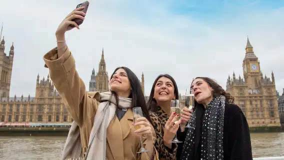 Thames River Sightseeing Cruise in London, UK + Boat Ticket + Lunch