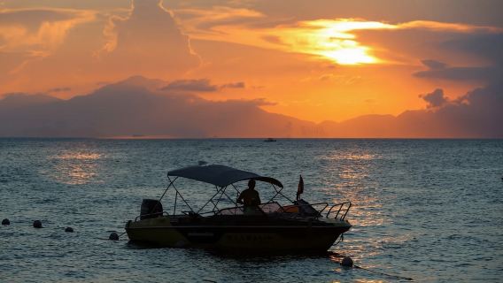 Pengalaman melancong di Teluk Ji'ao Shenzhen (memancing di bot laju, snorkeling di laut, aktiviti pantai, pelancongan bot laju, papan dayung di laut, permainan tikar ajaib di laut)