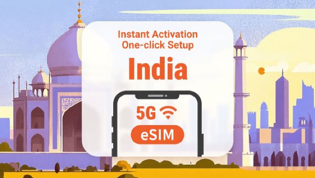 Hindistan 5G eSIM | Çift Ağ Kapsamı | ChatGPT & TikTok Kullanılabilir | 1-30 Gün Arası Çeşitli Paketler | Hemen Kullan | QR Kodu