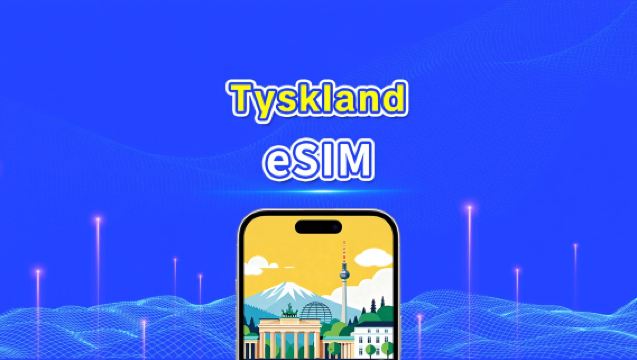 Tyskland eSIM | 5G/4G | Daglig paket/datapaket | 24 timmar | 1-30 dagar | QR-kod