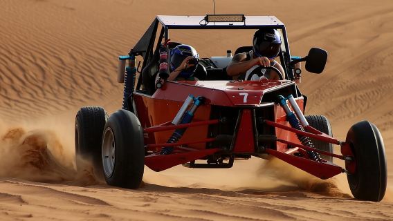 Dunes Buggy Drive In Red Desert Dubai