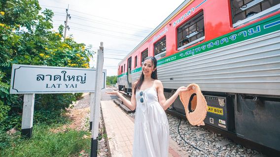 曼谷大皇宮+美功鐵道+安帕瓦水上市場螢火蟲之旅一日遊