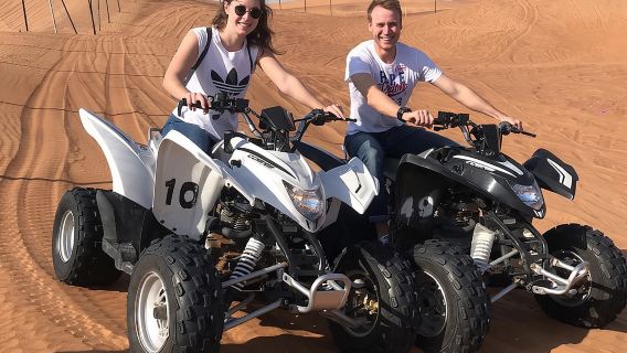 Excursión matutina de 30 minutos en quad por el desierto de Dubái con safari - Por la mañana