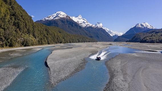 New Zealand Queenstown + Glenorchy + Mount Aspiring National Park + Dart River one-day tour