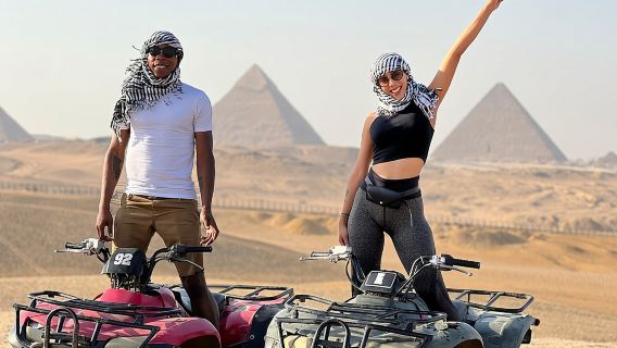 Pyramids private tour, Lunch with Optional ATV Bike & shopping