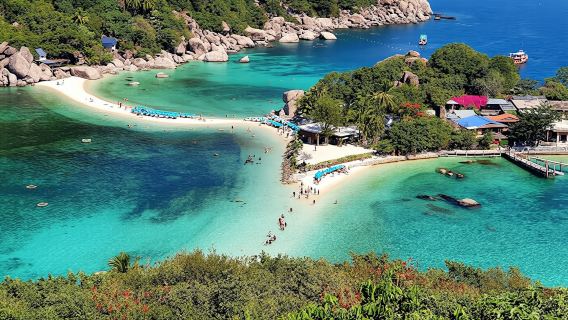 Excursión de un día para descubrir Koh Tao y Koh Nang Yuan con almuerzo incluido.