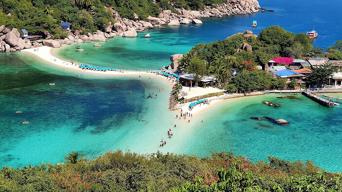 Tagesausflug zur Entdeckung von Koh Tao und Koh Nang Yuan mit Mittagessen