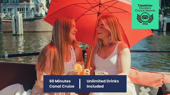 Rondvaart door de Amsterdamse grachten in een open sloep – Rondleiding