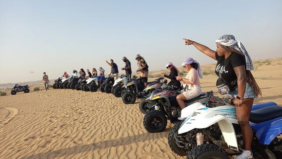 Dubai: 60Minute Self-Drive ATV Quadbike, Camel Ride, Sand Surfing