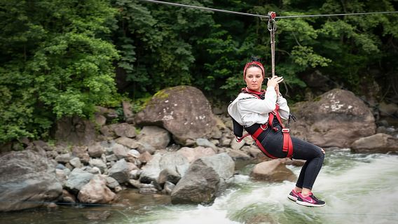 Rafting Canyoning and Zipline Adventure from Antalya