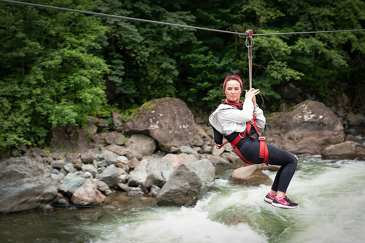 Rafting Canyoning and Zipline Adventure from Antalya