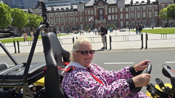 Baia di Tokyo: Tour Panoramico in Go-Kart (90 Minuti)