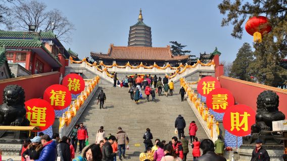 Excursión de un día a la Feria del Templo Badachu y el Palacio de Verano en Pekín [Traslado VIP en vehículo privado]