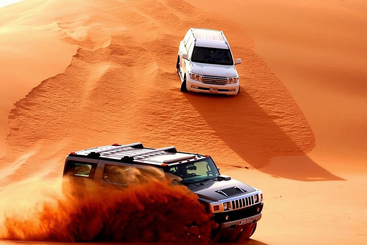 Premium Dubai Evening Red Dune Safari with BBQ Dinner