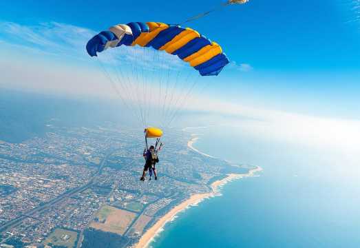 Skydiving from 15,000 feet over Wollongong, Sydney AUD 336.96