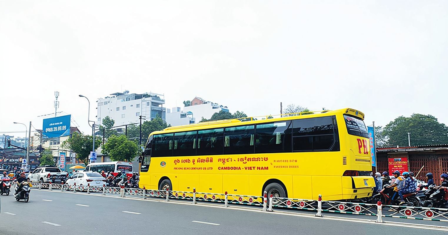 Bus Transfers from Ho Chi Minh (Vietnam) to Phnom Penh (Cambodia) Or Vice Versa