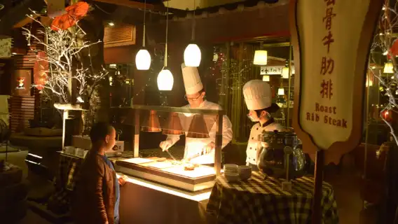 【4小時逛吃廟會】珠海御溫泉廟會大餐自助晚餐-成人票