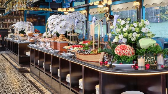 Crociera di lusso nella baia di Halong: kayak e nuoto, grotta, festa BEST SELLER