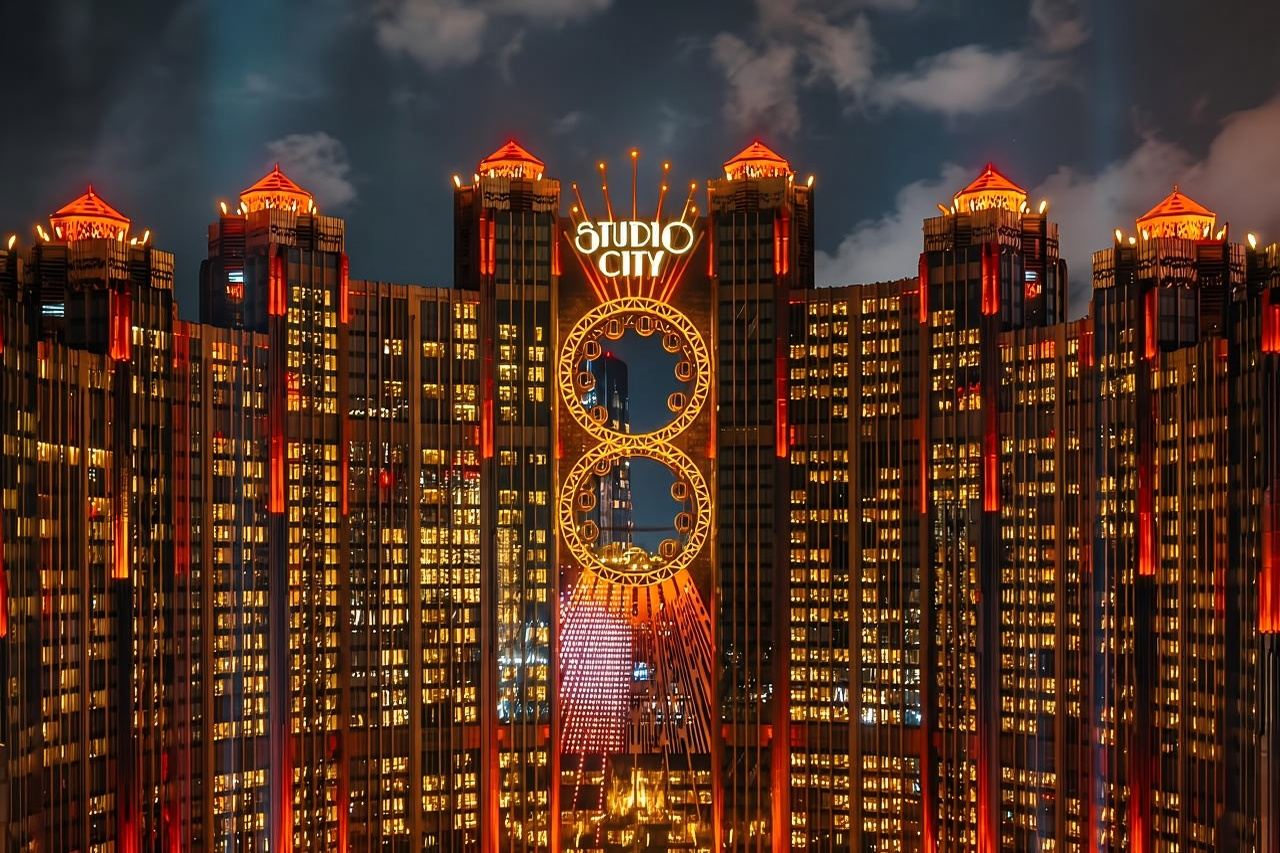 Macau Studio City Combo: World's Only 8-Shaped Ferris Wheel