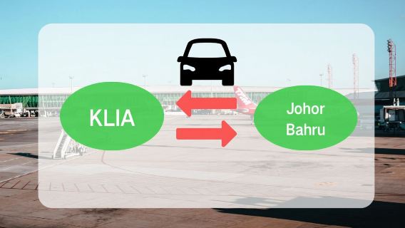 Point-to-Point Private Car Transfer between KLIA And Johor Bahru