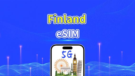 فنلندا | eSIM | 5G/4G | بيانات عالية السرعة | 24 ساعة | اختيار عدد الأيام 1-30 يومًا | رمز QR