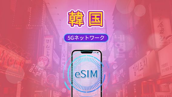 韓国  5G eSIM｜Googleマップ・ChatGPT対応｜日次／総量データプラン｜24時間ごとにリセット｜1〜30日｜QRコード