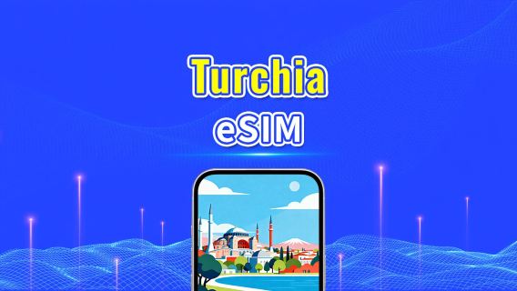 Turchia 5G eSIM  | 3 reti | Compatibile con AI e TikTok | Pacchetto dati giornaliero/totale | 1–30 giorni | Fatturazione 24 ore | Codice QR