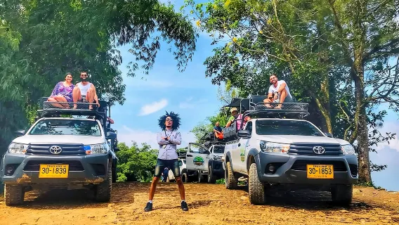 蘇梅島叢林越野車環島+網紅懸崖餐廳+皮艇一日遊 納芒瀑布