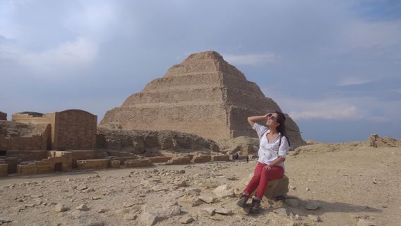 Il miglior tour di un giorno alle Piramidi di Giza, Saqqara, Menfi e Dahshur dal Cairo