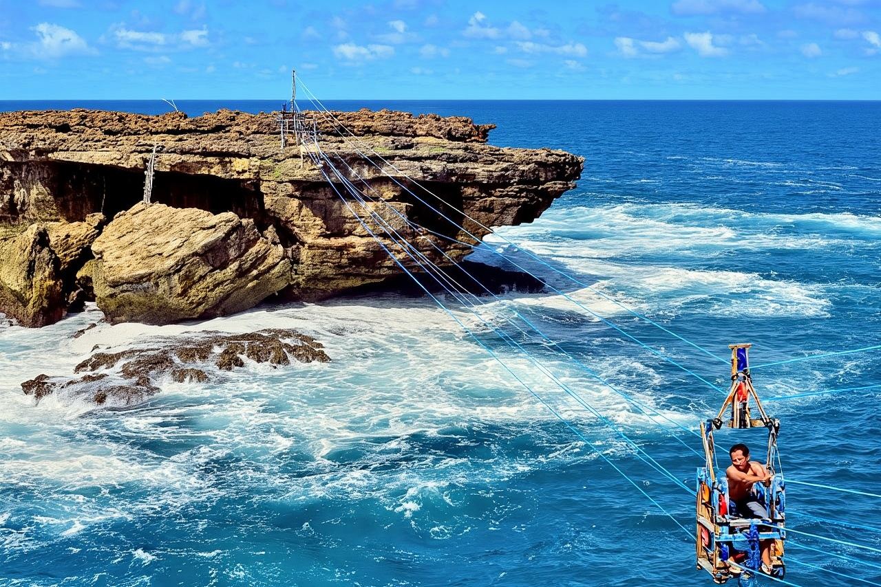 Yogyakarta: Tagesausflug zur Jomblang-Höhle und zum Timang-Strand