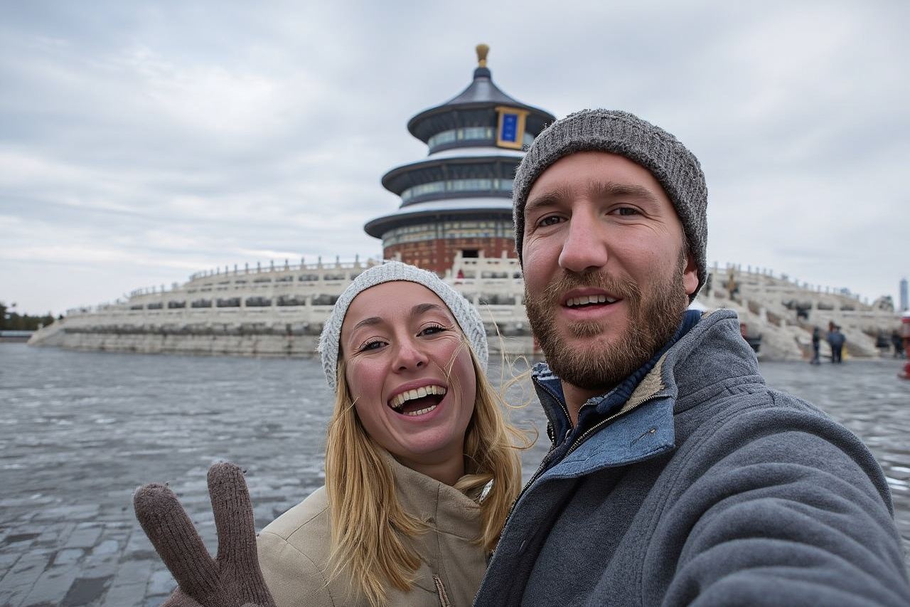 Nachtfahrt durch Chongqing mit Blick auf die Stadt und Hot Pot