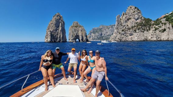 Cruise from Capri, Italy + Blue Grotto Tour (private group tour/Optional 3-4 Hours)