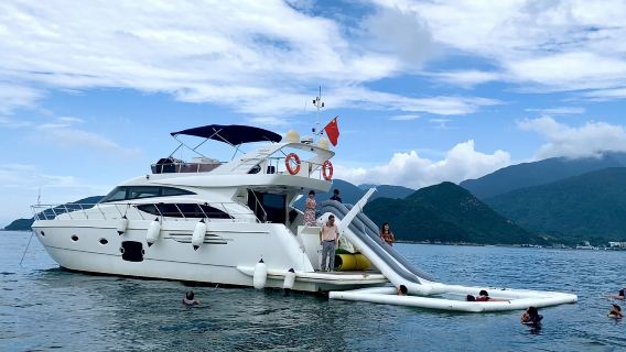 Shenzhen Yacht Charter - 75ft Spacious & Comfortable, Snorkeling & Fishing, Customizable Private Yacht, Departure from Qixing Bay/Jiaochangwei Available