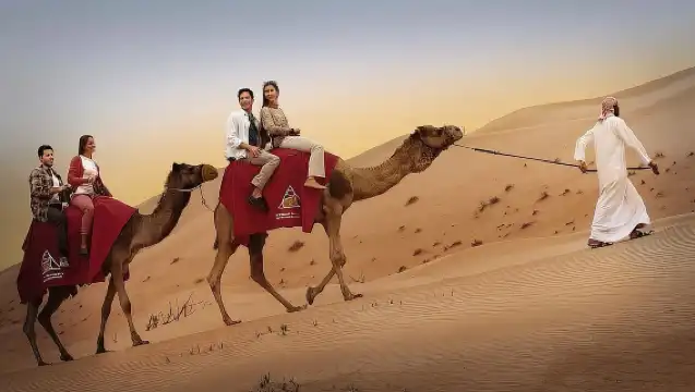 清晨探險之旅：駱駝騎行、四輪摩托車、滑沙、獵鷹之旅