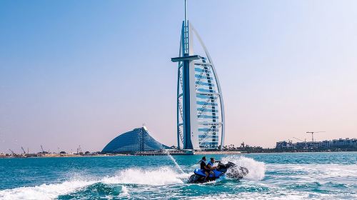 Dubai : Jet Ski Ride to Burj Khalifa & Burj Al Arab with Juice 9