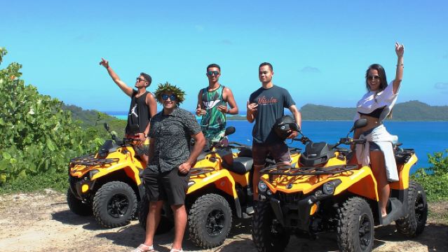 NEW!!! ATV TOURS with a local tour guide from Bora Bora