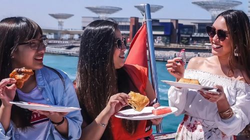 Dubai Luxury Shared Yacht Tour with Live BBQ Dinner / Breakfast Transport Passes 1
