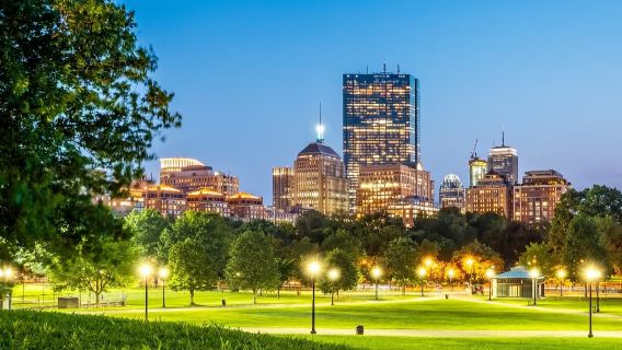 美國波士頓公共花園+波士頓公園+考普山墓地【城市漫遊】