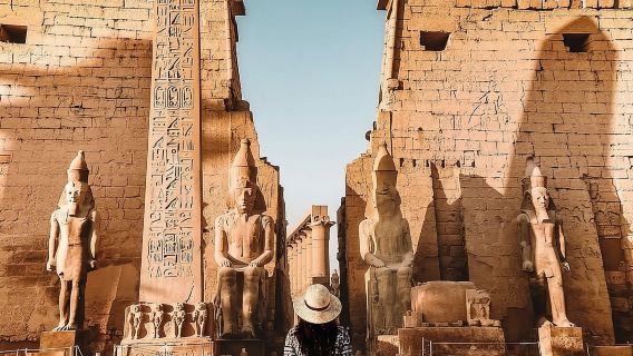 Excursion privée d'une journée complète sur les rives ouest et est de Louxor
